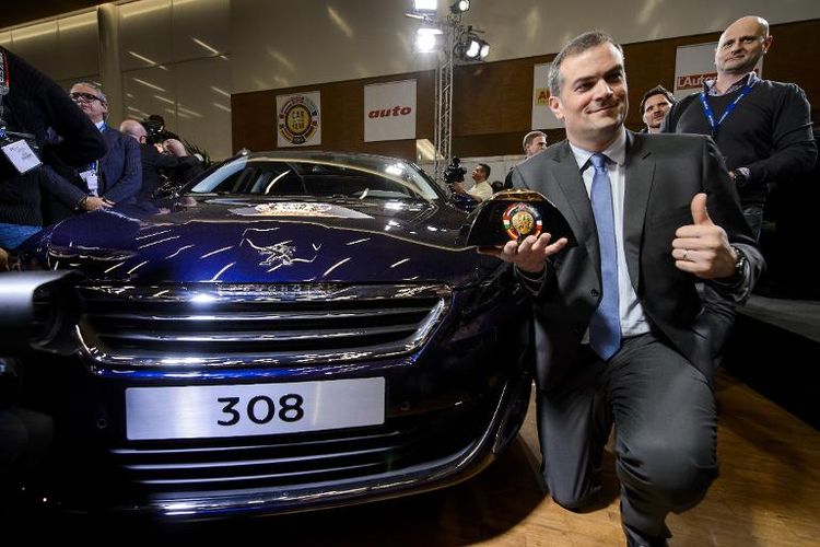 La Peugeot 308 désignée Voiture de l'année 2014