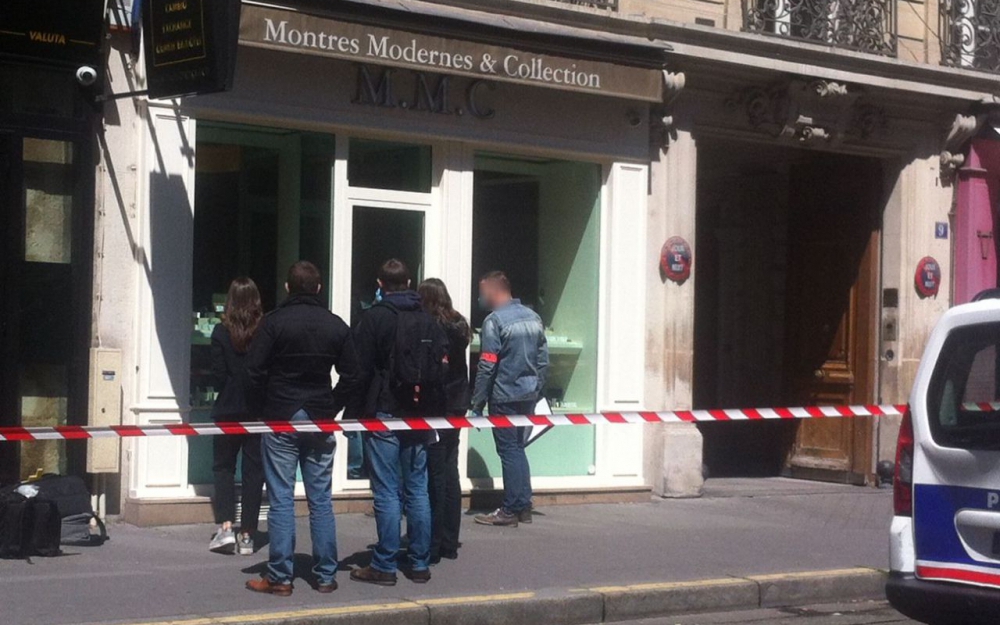 Braquage dans une bijouterie de luxe près des Champs-Elysées