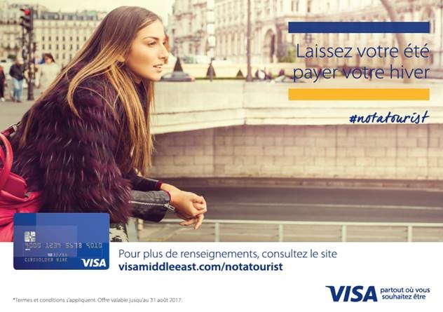 Visa lance la campagne "Not a tourist"