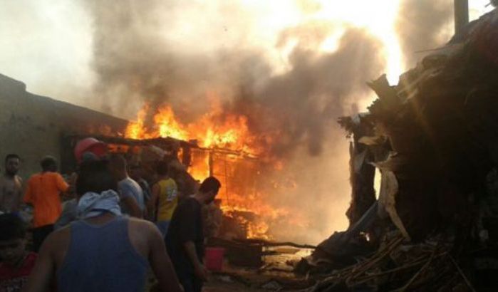 Fès : Un incendie ravage plus de 120 baraques