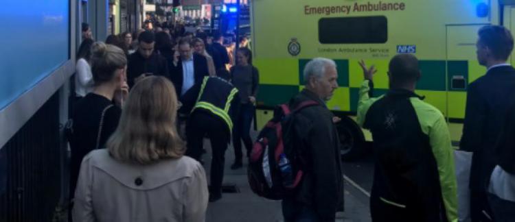 Explosion dans le métro de Londres