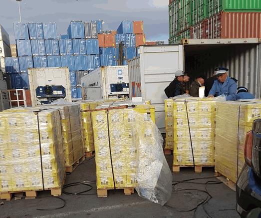 La douane marocaine saisit 240 kg de chira dissimulés dans des briques de jus d’orange