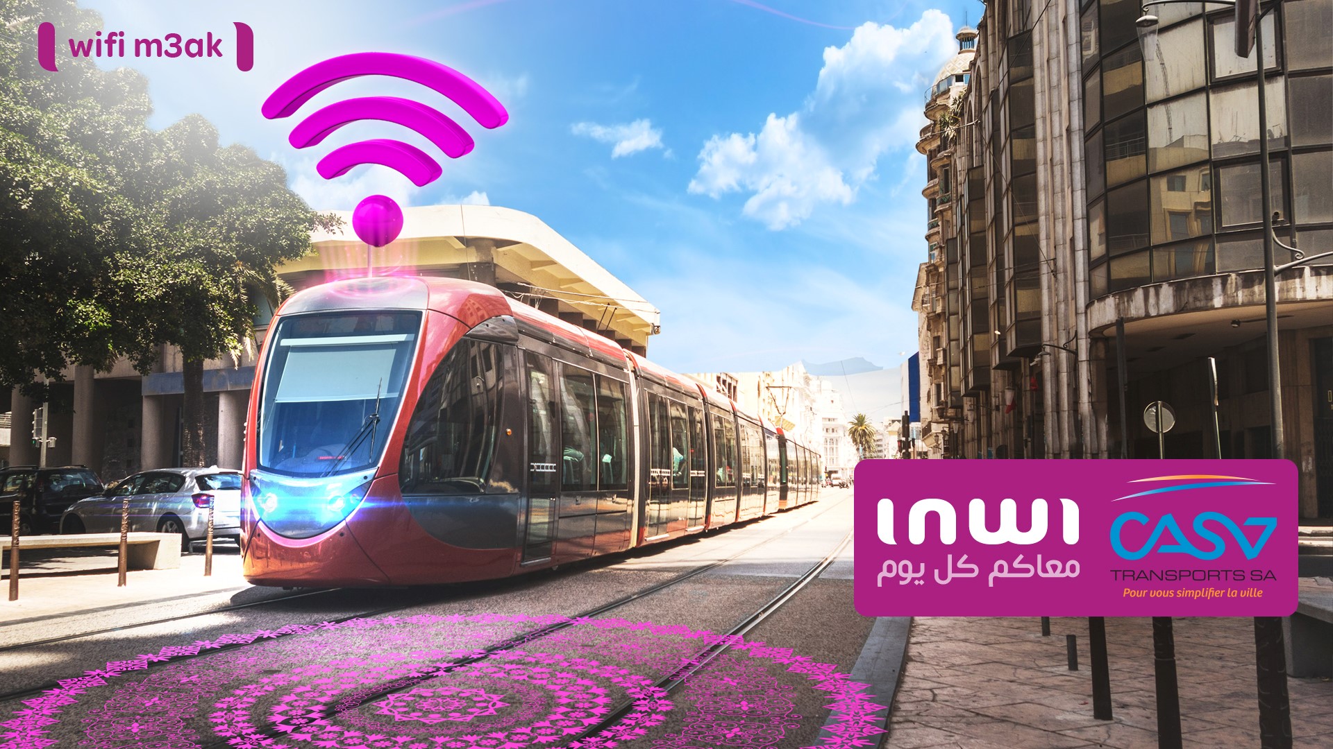 Le tramway désormais connecté au wifi