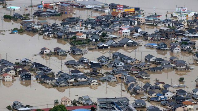 Intempéries au Japon: Au moins 57 morts et plusieurs dizaines de disparus