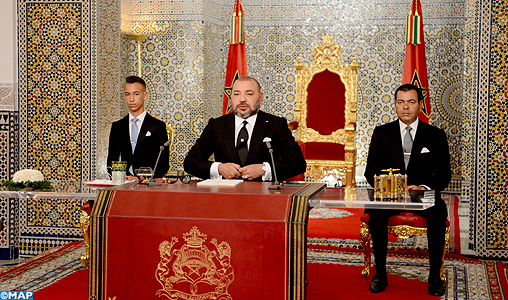 Le Roi Mohammed VI adresse un discours à la Nation à l'occasion de la fête du Trône