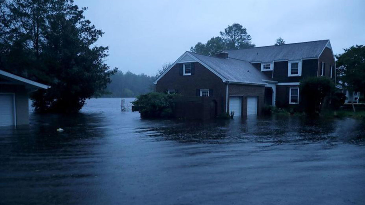 Après l'ouragan, les inondations menacent l'est des Etats-Unis