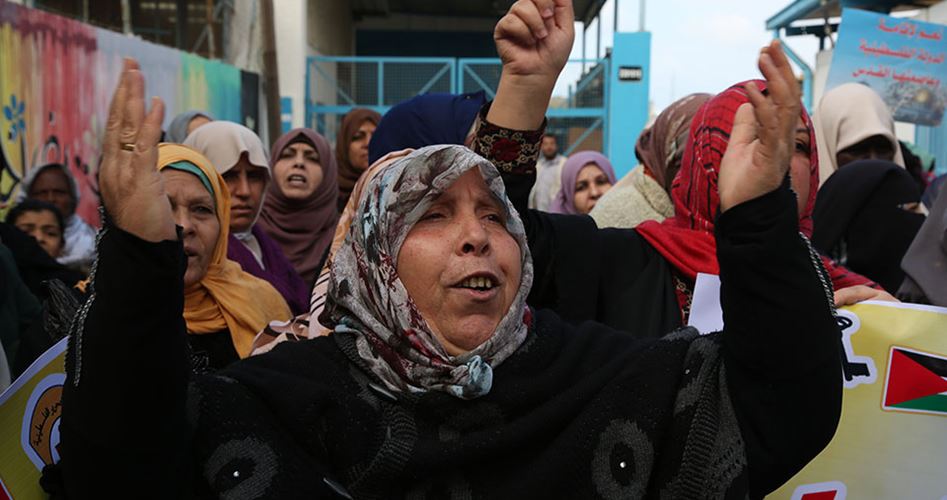 Mobilisation à Gaza contre les licenciements à l'Agence des réfugiés