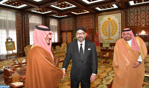 Le Roi reçoit le ministre saoudien de l'Intérieur