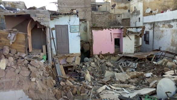 Effondrement de deux maisons menaçant ruine à Casablanca