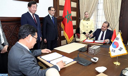 Le Maroc et la Corée du Sud signent six accords de partenariat