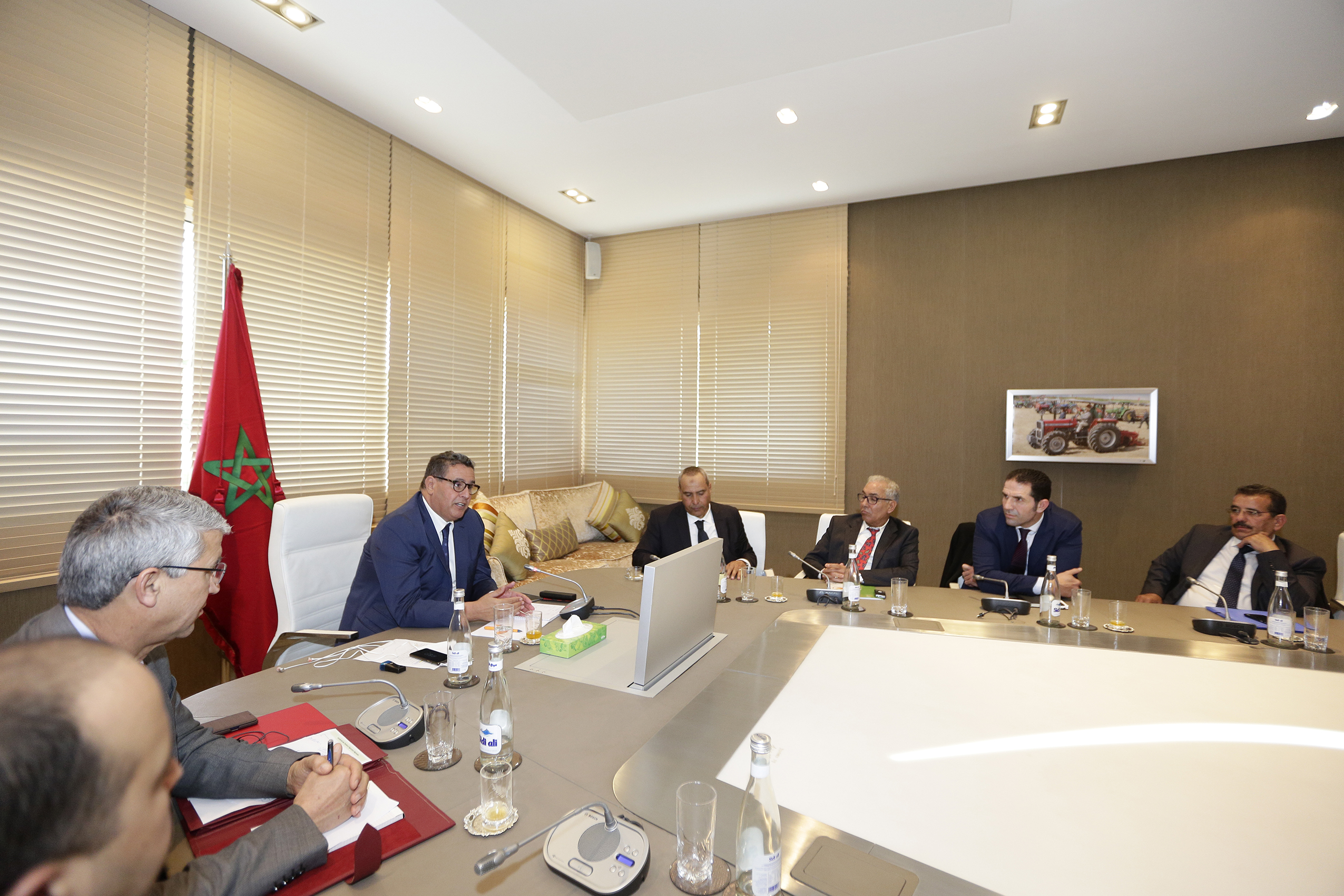 Plan Maroc Vert : Akhannouch fait le point avec les présidents des chambres agricoles