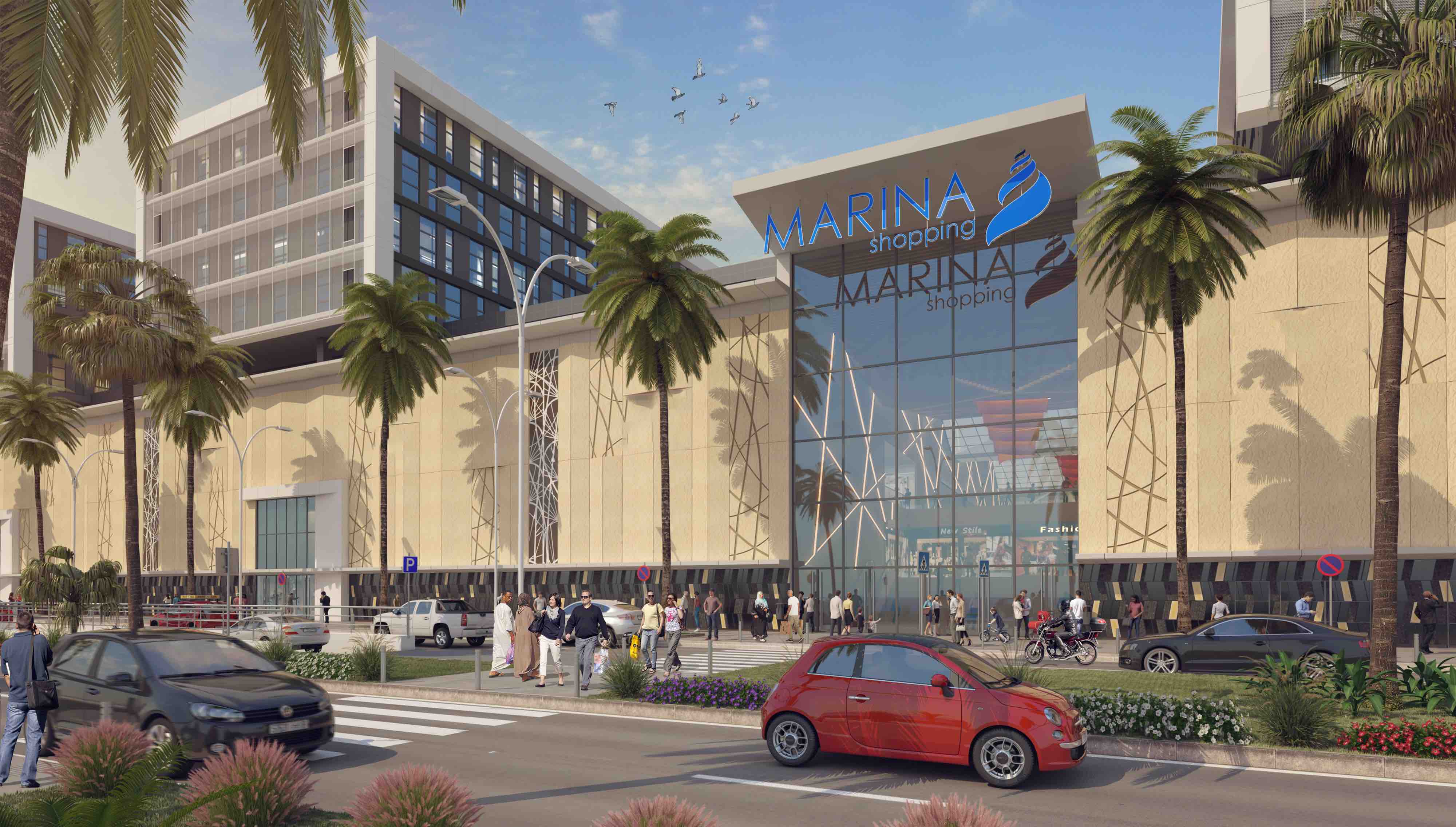 Le centre commercial Marina Shopping ouvrira ses portes en avril