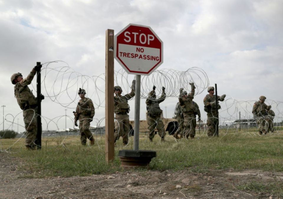 Le Pentagone dépêche 3.750 soldats de plus à la frontière avec le Mexique