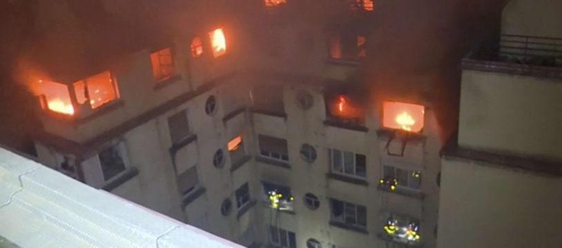 Huit morts dans un incendie à Paris