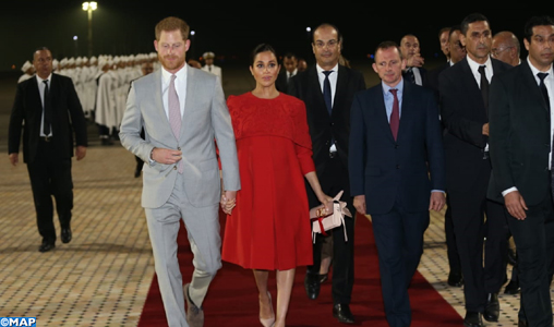 Le Prince Harry et son épouse au Maroc