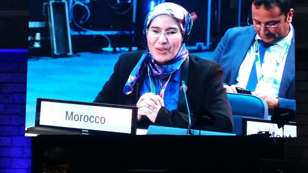 Nezha El Ouafi à l’Assemblée des Nations unies pour l'environnement
