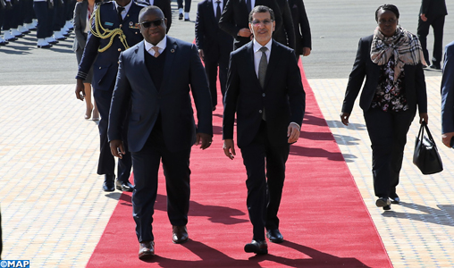 Arrivée au Maroc du président de la Sierra Leone