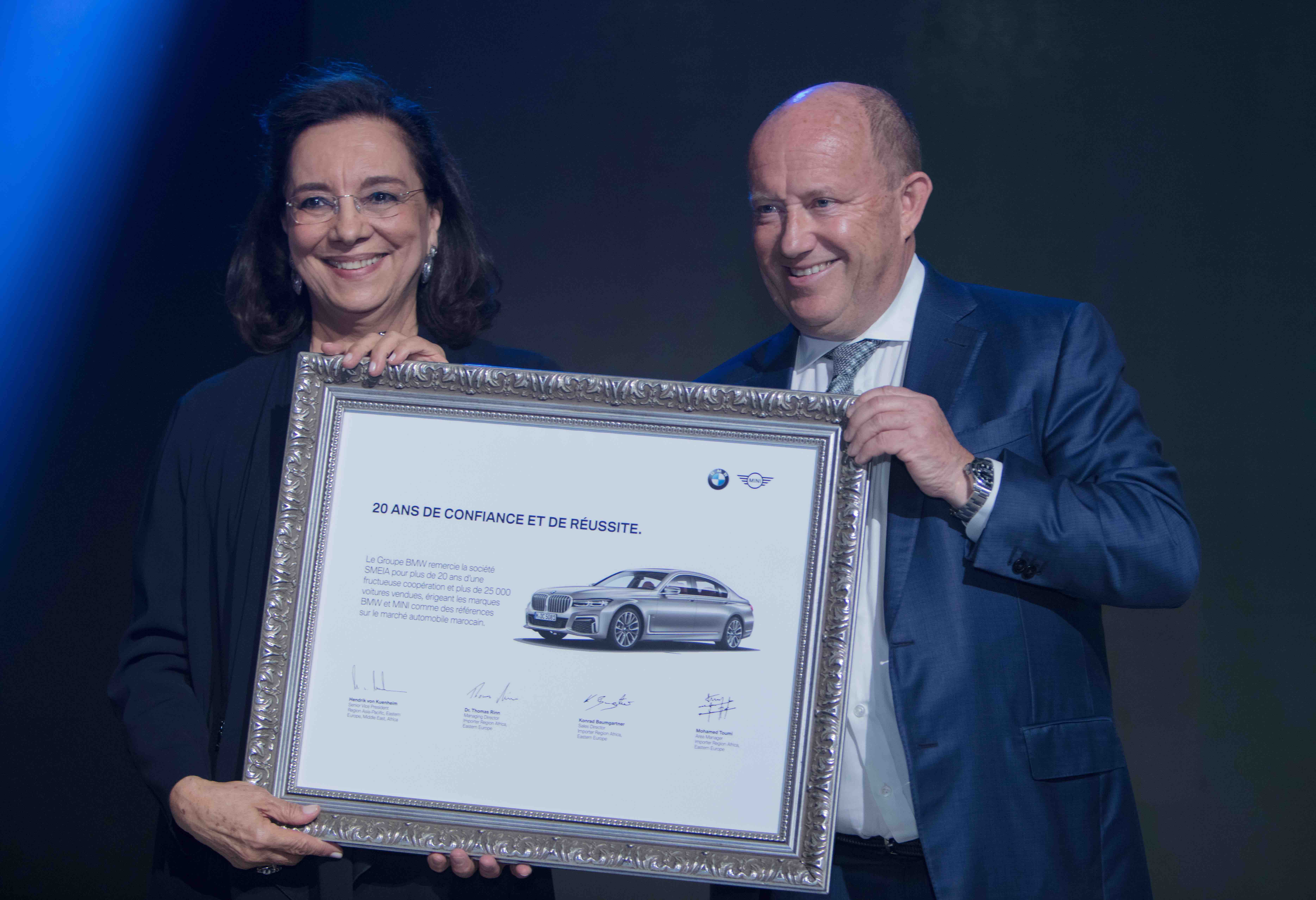 Smeia et BMW Group célèbrent 20 ans de partenariat