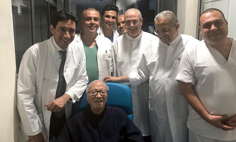 Tunisie : Le président Béji Caid Essebsi quitte l'hôpital