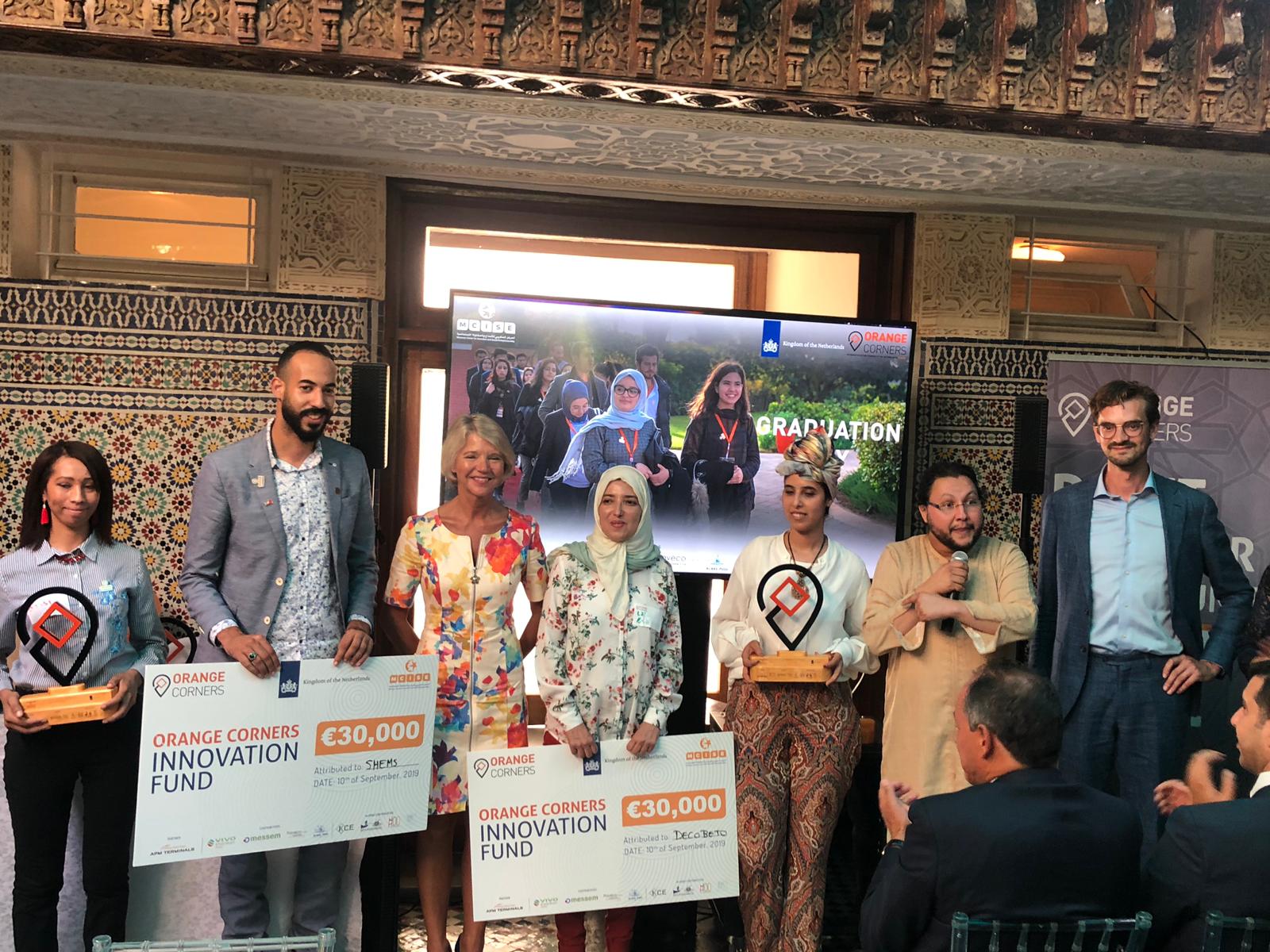 Clap de fin pour la 1ère édition du programme Oranges Corners Morocco 2018