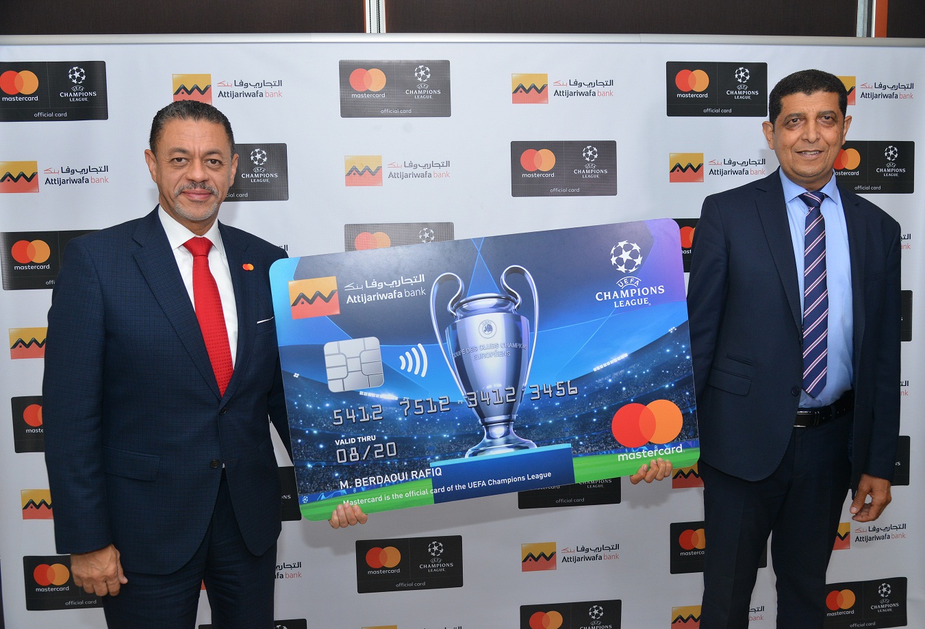 Attijariwafa bank lance sa nouvelle carte Mastercard internationale Champions League ®