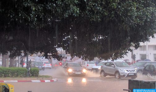 Fortes pluies et fortes rafales de vent ce vendredi au Maroc