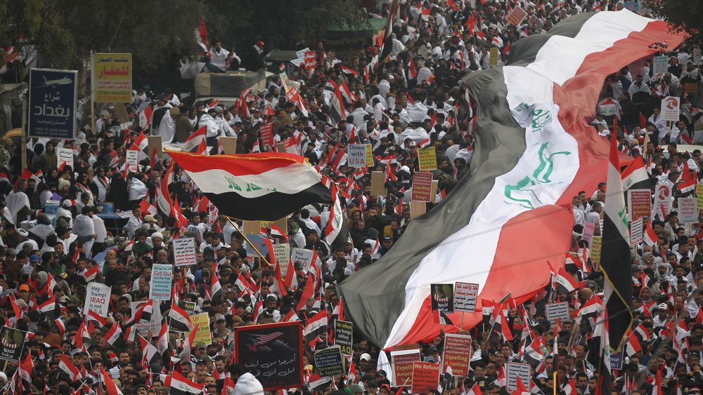 Bagdad : Des milliers d'Irakiens demandent le départ des troupes américaines