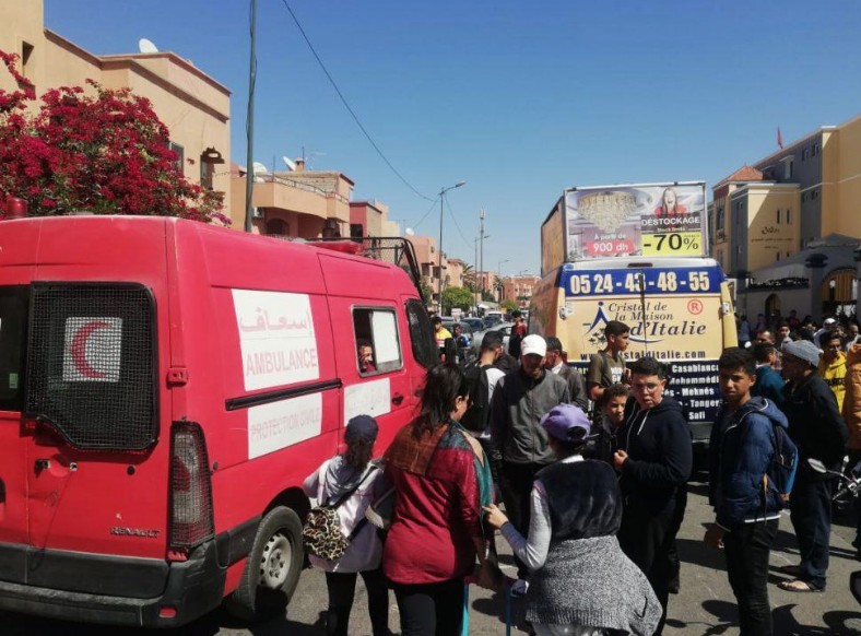 Quatre élèves victimes d’un chauffard à Marrakech
