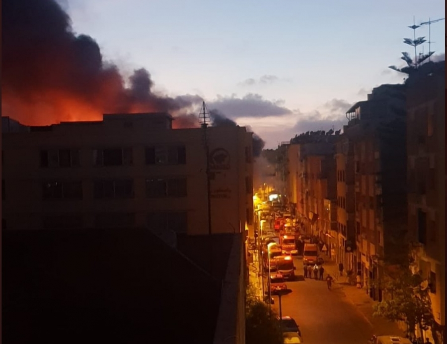 Casablanca : Un incendie dans une unité de confiserie provoque des dégâts matériels importants