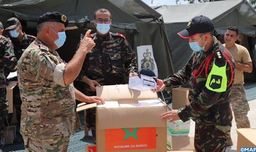 L’hôpital militaire marocain déployé à Beyrouth commence à prodiguer ses services
