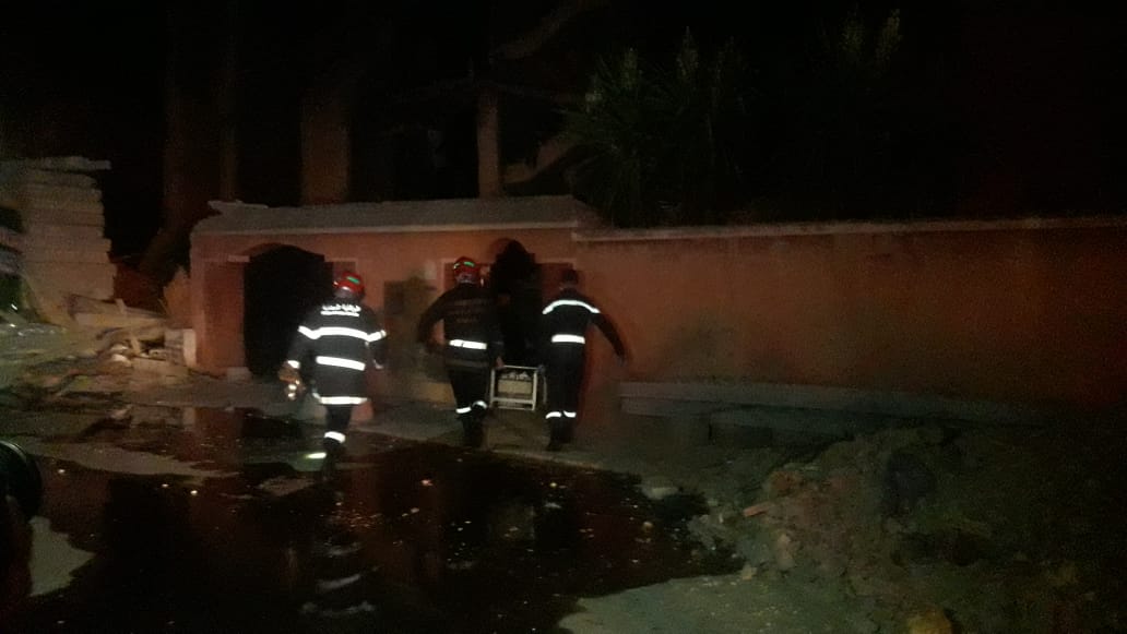 Marrakech : Effondrement d'un chantier, 10 blessés graves et 4 personnes sous les décombres