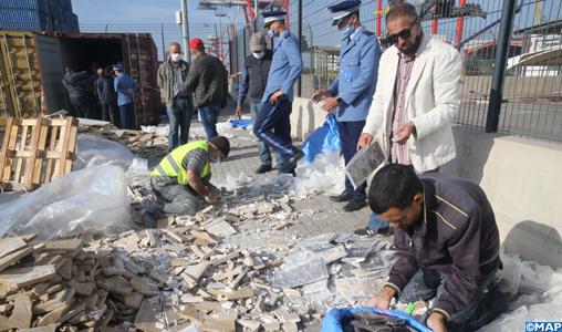 Port de Casablanca : Mise en échec d'une tentative de trafic de 2 tonnes de chira