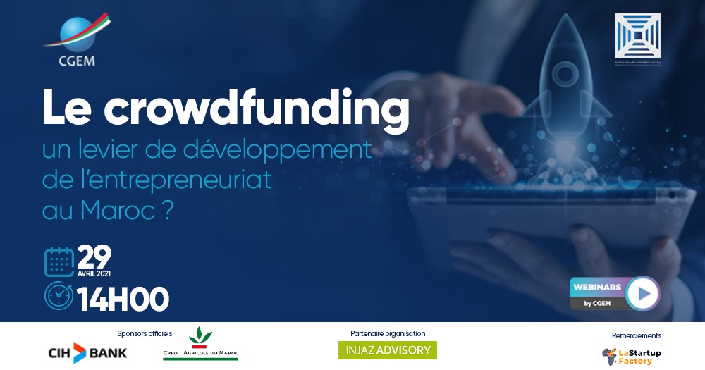 Webinaire : Le crowdfunding en tant qu'outil de financement des start-up au Maroc