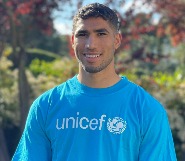 UNICEF: l'international Achraf Hakimi désigné champion des droits de l'enfant au Maroc