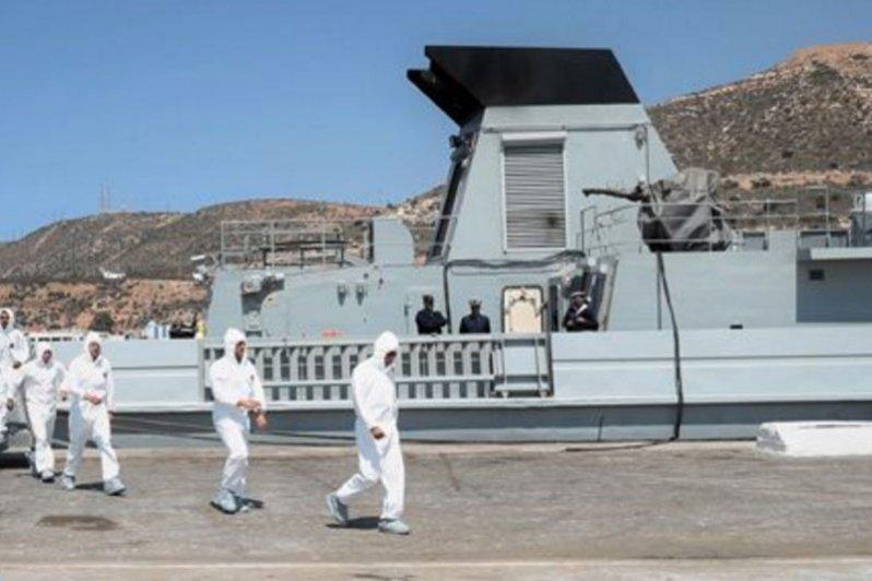 African Lion 2021 : Opération de décontamination au port militaire d'Agadir