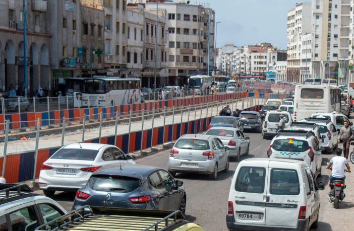 Casablanca: Les travaux et la pluie perturbent fortement la circulation