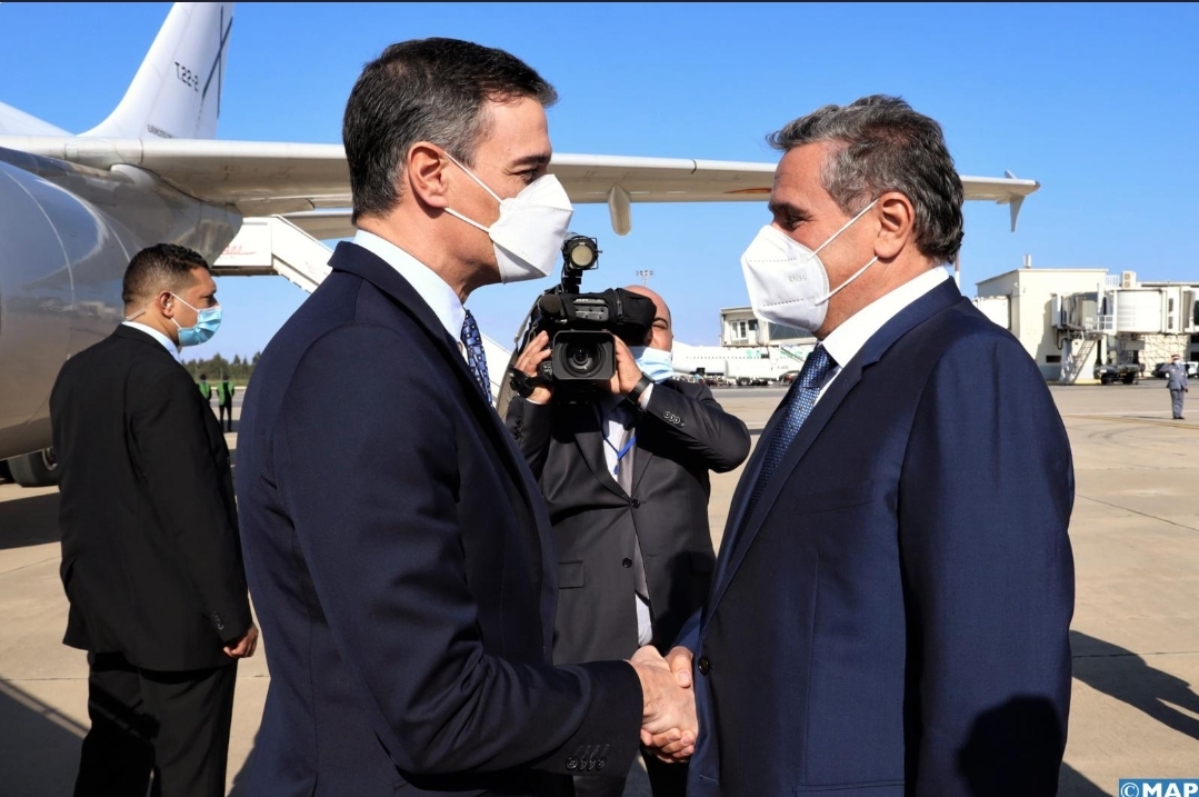 Arrivée au Maroc du président du gouvernement espagnol Pedro Sanchez
