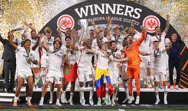 Football : Aymen Barkok champion de l'Europa League avec l'Eintracht Francfort
