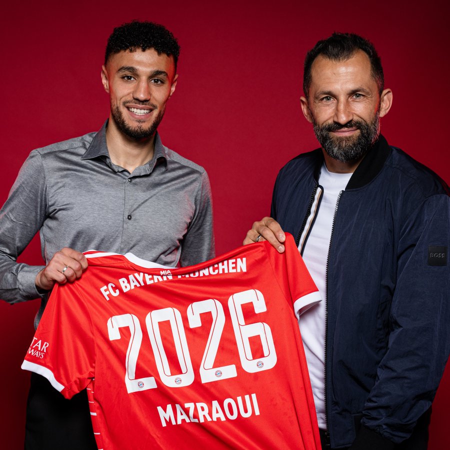 Allemagne: Le Bayern Munich officialise l'arrivée du Marocain Mazraoui