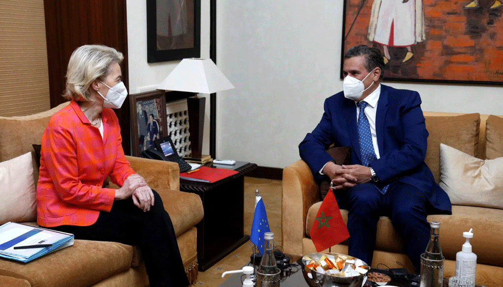 Maroc-UE : Akhannouch s'entretient au téléphone avec la présidente de la Commission européenne