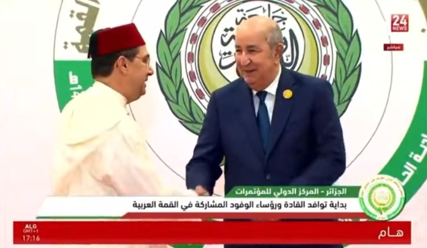 Sommet arabe: Nasser Bourita reçu par le président algérien