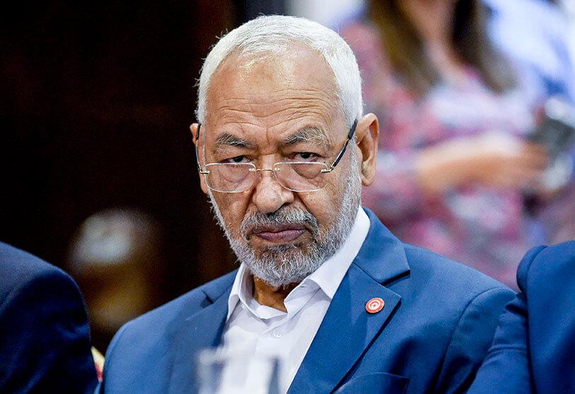 Tunisie: Rached Ghannouchi, chef du parti d'opposition Ennahdha, arrêté