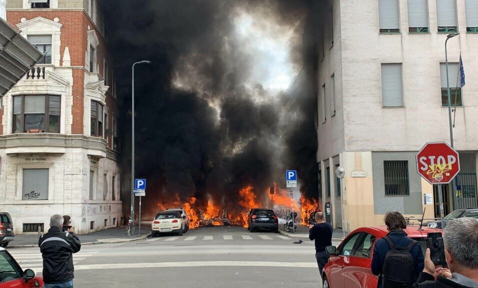 Italie: Violente explosion dans le centre de Milan