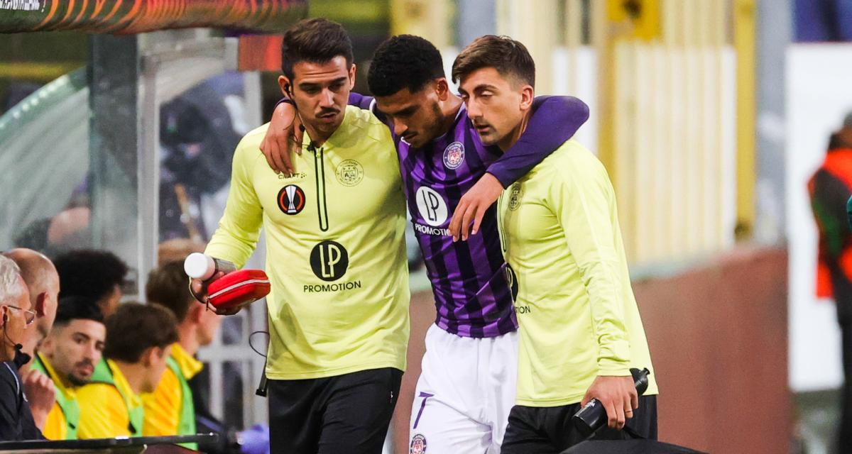 Toulouse FC : Zakaria Aboukhlal probablement indisponible jusqu'à la fin de saison