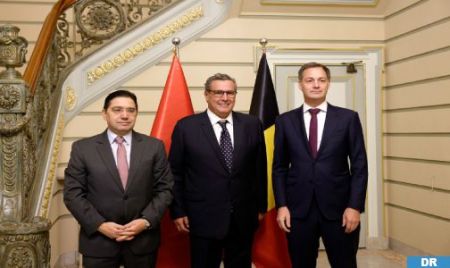 Akhannouch s'entretient à Bruxelles avec le Premier ministre belge