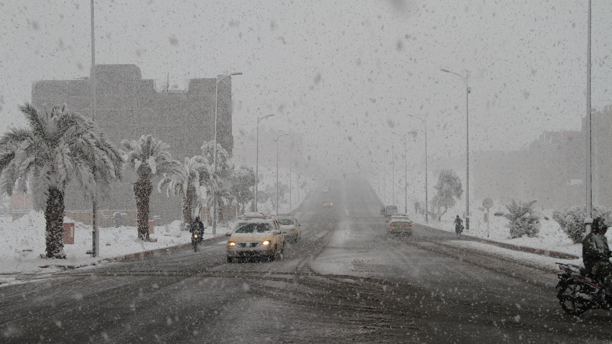 Maroc : Fortes rafales de vent et chutes de neige lundi et mardi