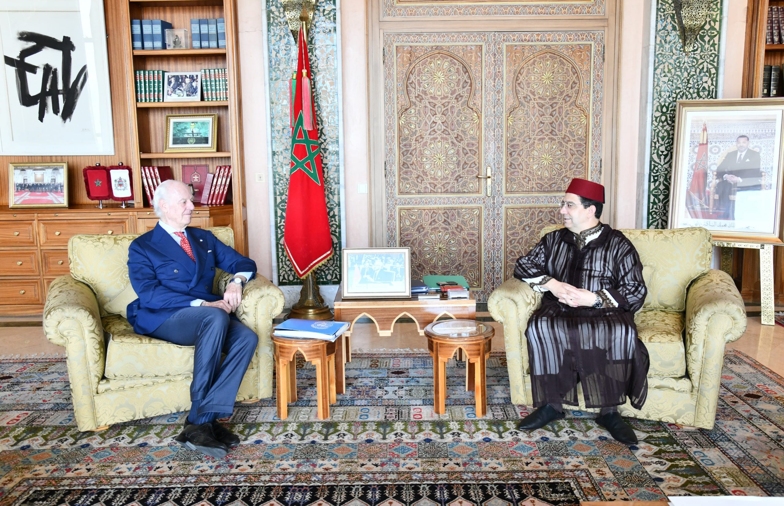 Sahara marocain : Bourita s’entretient avec Staffan de Mistura