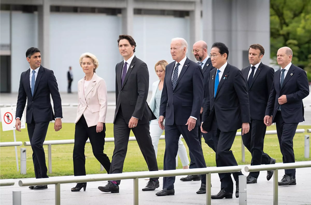 Tensions au Moyen-Orient: Le G7 affirme son "plein soutien" à Israël
