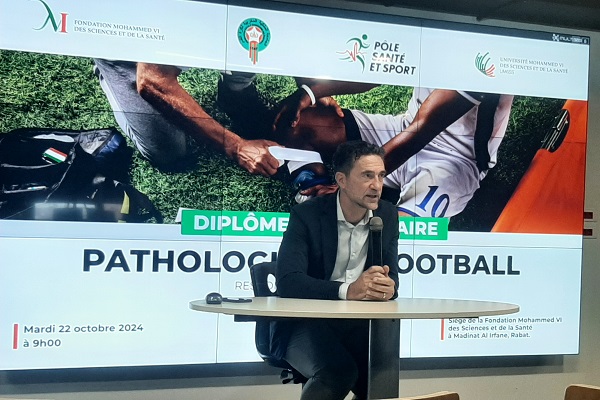 Formation : La Fondation Mohammed VI des Sciences et de la Santé lance le premier diplôme universitaire en pathologies du football au Maroc