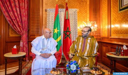 Le Roi Mohammed VI reçoit le président mauritanien Mohamed Ould Cheikh El Ghazouani